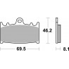 SET PASTIGLIE  SINTER ANT. LA 07KA13LA | BREMBO