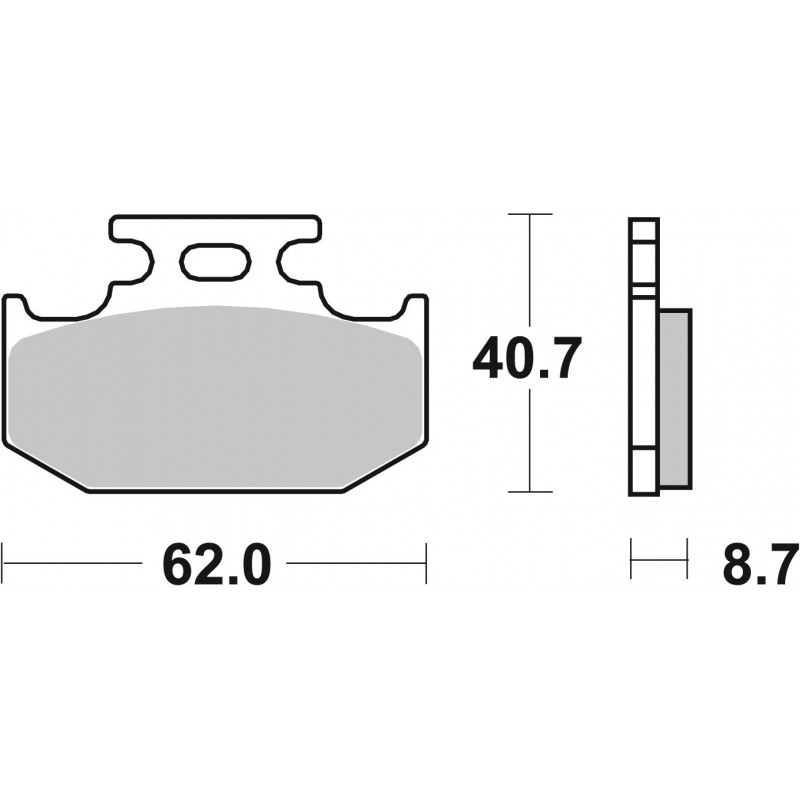 SET PASTIGLIE  SEMIMETALLICA 07KA12TT | BREMBO