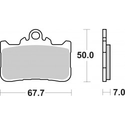 SET PASTIGLIE  SINTER ANT. 07HO72SA | BREMBO