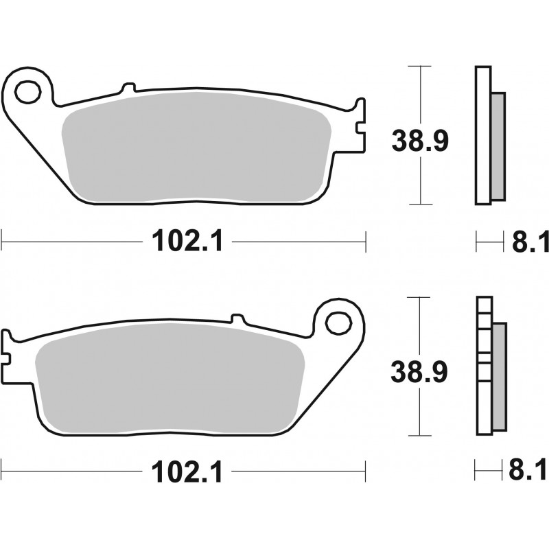 SET PASTIGLIE  SINTER ANT. LA 07HO30LA | BREMBO