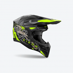 CASCO OFFROAD WRAAAP DARKNESS MATT | AIROH