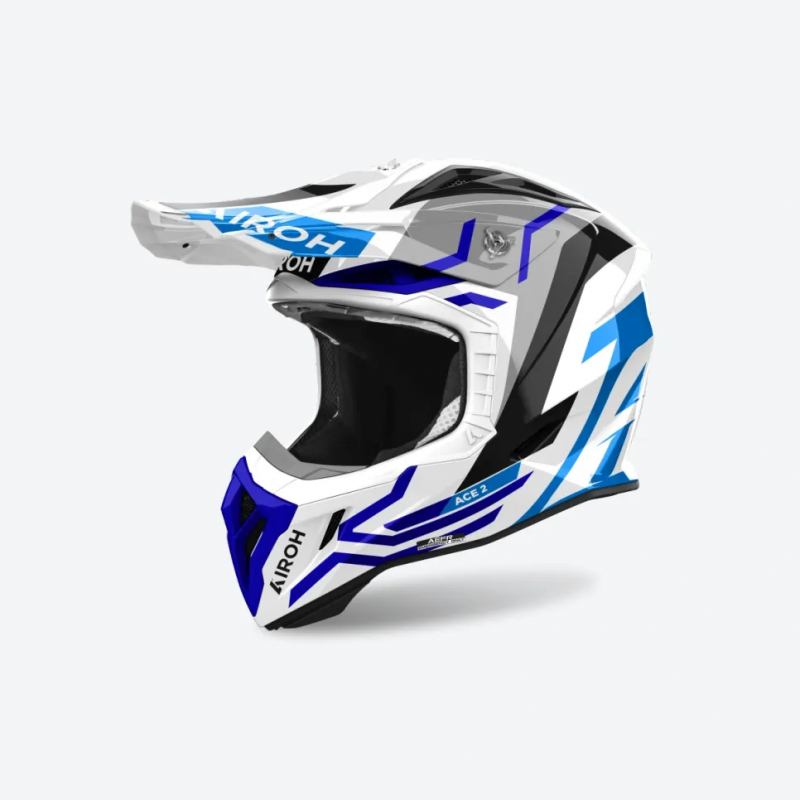 CASCO OFFROAD AVIATOR ACE 2 GROUND BLUE GLOSS | AIROH