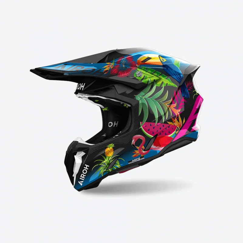 CASCO OFFROAD TWIST 3 AMAZONIA GLOSS | AIROH