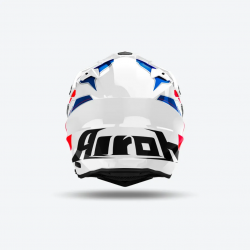 CASCO INTEGRALE COMMANDER 2 REVEAL BLUE/RED GLOSS | AIROH