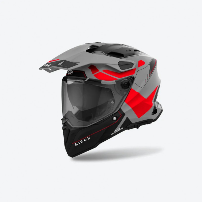 CASCO INTEGRALE COMMANDER 2 REVEAL RED FLUO MATT | AIROH