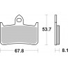 SET PASTIGLIE  SINTER RACING 07HO28SR | BREMBO