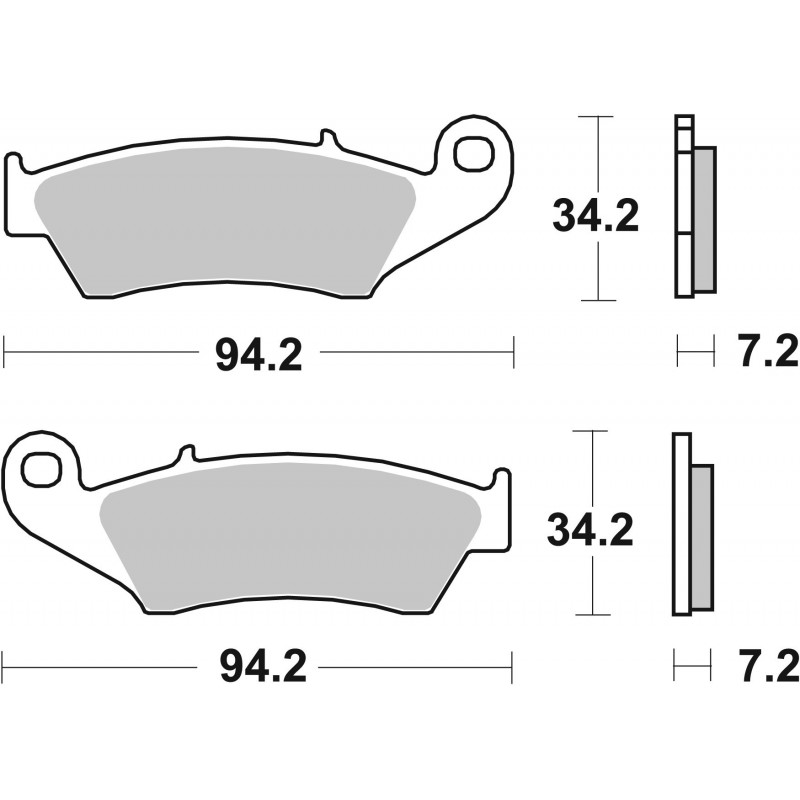 SET PASTIGLIE  CARBON CERAMIC 07KA1705 | BREMBO