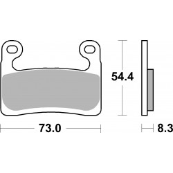 SET PASTIGLIE  SINTER RACING 07GR90SR | BREMBO