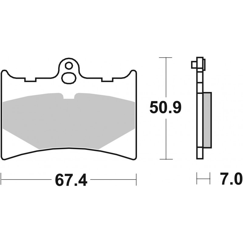 SET PASTIGLIE  SINTER RACING 07GR56SR | BREMBO