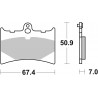 SET PASTIGLIE  SINTER RACING 07GR56SR | BREMBO