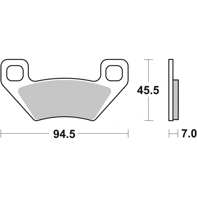 SET PASTIGLIE  OFF ROAD SINTER 07GR53SD | BREMBO