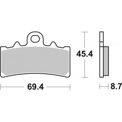 SET PASTIGLIE  SINTER RACING 07GR18SR | BREMBO