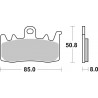 SET PASTIGLIE  SINTER RACING 07BB38SR | BREMBO