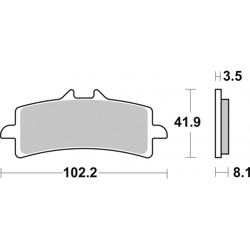 SET PASTIGLIE  SINTER RACING 07BB37SC | BREMBO