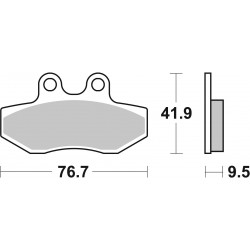 SET PASTIGLIE  SCOOTER 07068 | BREMBO