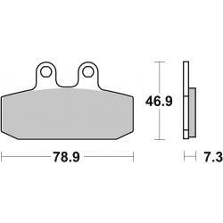 SET PASTIGLIE  SCOOTER 07006 | BREMBO