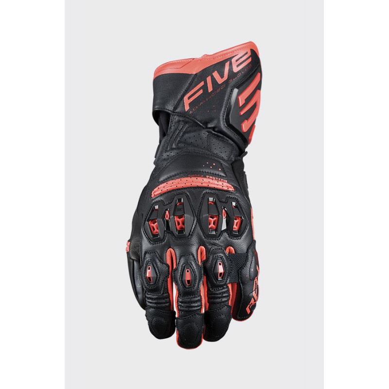 GUANTI FIVE RFX3 EVO BLACK FLUO RED | FIVE GLOVES