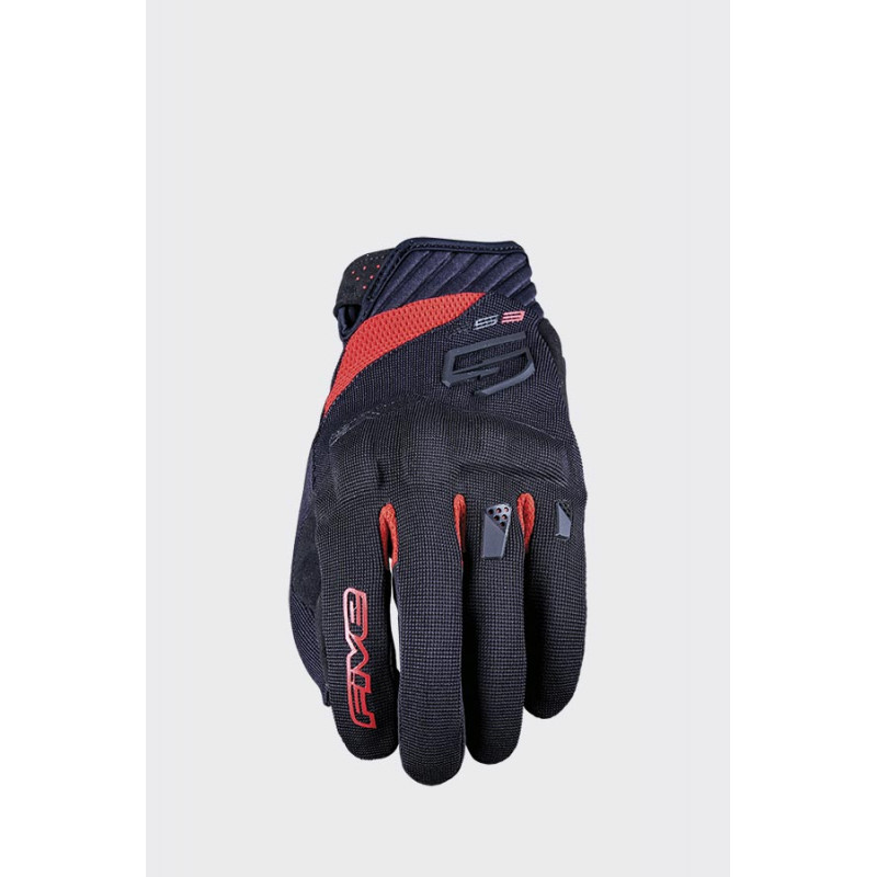 GUANTI FIVE RS3 EVO AIRFLOW BLACK RED | FIVE GLOVES