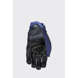 GUANTI FIVE STUNT EVO2 NIGHT BLUE FLUO YELLOW | FIVE GLOVES