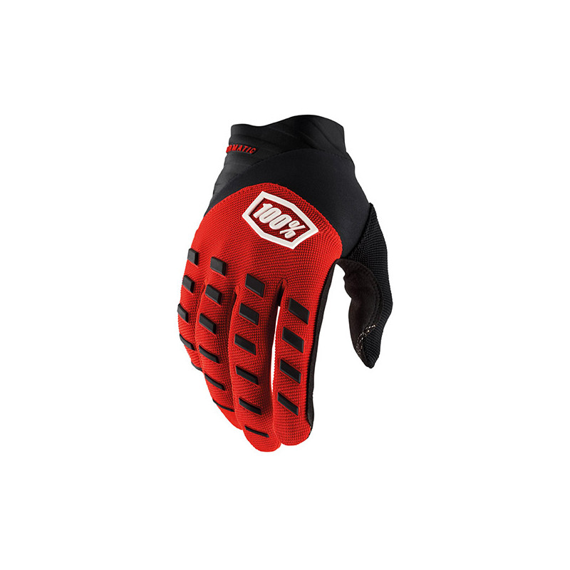 GUANTI 100% AIRMATIC RED BLACK  | 100%