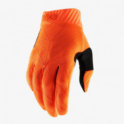 GUANTI 100% RIDEFIT FLUO ORANGE BLACK  | 100%