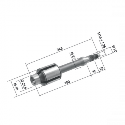 100240120 ALBERO SECONDARIO RMS CLASSIC PIAGGIO VESPA PX...