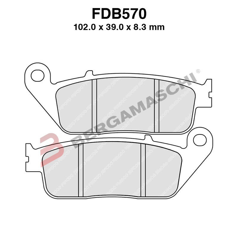 PASTIGLIE FERODO FDB570ST | FERODO