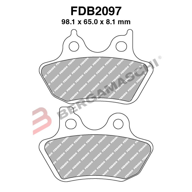 PASTIGLIE FERODO FDB2097ST | FERODO