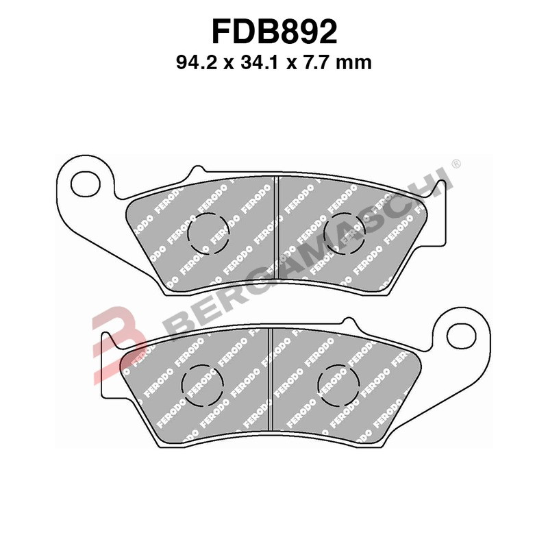 PASTIGLIE FERODO FDB892P | FERODO