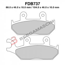 PASTIGLIE FERODO FDB737P | FERODO