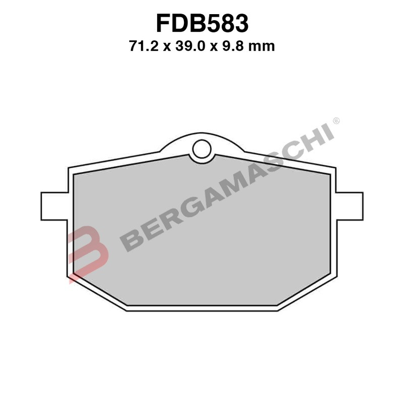 PASTIGLIE FERODO FDB583P | FERODO