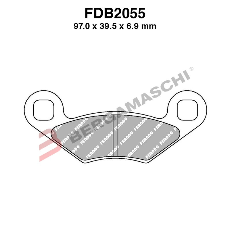 PASTIGLIE FERODO FDB2055SG | FERODO