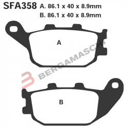 PASTIGLIE FRENO  MESCOLA SINTERIZZATA SCOOTER CODICE R1735800 | EBC BRAKES