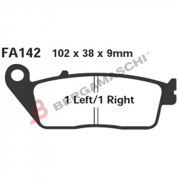 PASTIGLIE FRENO  MESCOLA ORGANICA SCOOTER CODICE R1614200 | EBC BRAKES