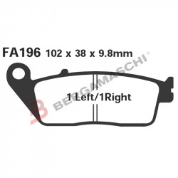 PASTIGLIE FRENO  MESCOLA ORGANICA SCOOTER CODICE R1619600 | EBC BRAKES | MPN: SFA196