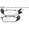 PASTIGLIE FRENO  MESCOLA ORGANICA MOTO CODICE R1237500 | EBC BRAKES