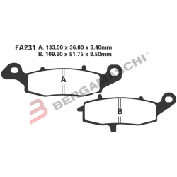 PASTIGLIE FRENO  MESCOLA SINTERIZZATA MOTO CODICE R1823100 | EBC BRAKES