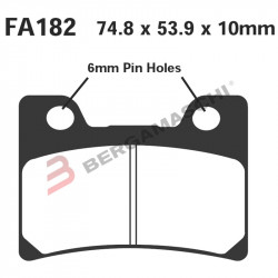 PASTIGLIE FRENO  MESCOLA SINTERIZZATA MOTO CODICE R1818200 | EBC BRAKES | MPN: FA182HH