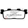 PASTIGLIE FRENO  MESCOLA ORGANICA SCOOTER CODICE R1660700 | EBC BRAKES | MPN: SFA607