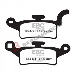 PASTIGLIE FRENO  MESCOLA ORGANICA SCOOTER CODICE R1649200 | EBC BRAKES | MPN: SFA492