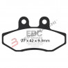 PASTIGLIE FRENO  MESCOLA ORGANICA SCOOTER CODICE R1639300 | EBC BRAKES | MPN: SFA393