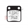 PASTIGLIE FRENO  MESCOLA ORGANICA SCOOTER CODICE R1605400 | EBC BRAKES | MPN: SFA054