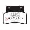 PASTIGLIE FRENO  MESCOLA ORGANICA MOTO CODICE R1243200 | EBC BRAKES | MPN: FA432