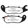 PASTIGLIE FRENO  MESCOLA ORGANICA MOTO CODICE R1237500 | EBC BRAKES