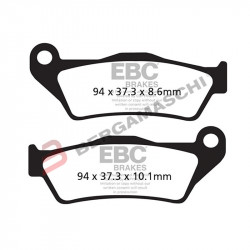 PASTIGLIE FRENO  MESCOLA ORGANICA MOTO CODICE R1236300 | EBC BRAKES | MPN: FA363