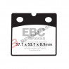 PASTIGLIE FRENO  MESCOLA ORGANICA MOTO CODICE R1217100 | EBC BRAKES | MPN: FA171