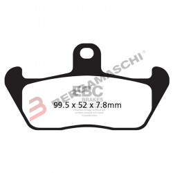 PASTIGLIE FRENO  MESCOLA ORGANICA MOTO CODICE R1216300 | EBC BRAKES | MPN: FA163