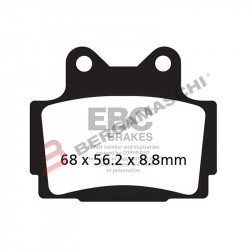 PASTIGLIE FRENO  MESCOLA ORGANICA MOTO CODICE R1210400 | EBC BRAKES