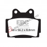 PASTIGLIE FRENO  MESCOLA ORGANICA MOTO CODICE R1210400 | EBC BRAKES