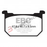 PASTIGLIE FRENO  MESCOLA ORGANICA MOTO CODICE R1206800 | EBC BRAKES | MPN: FA068